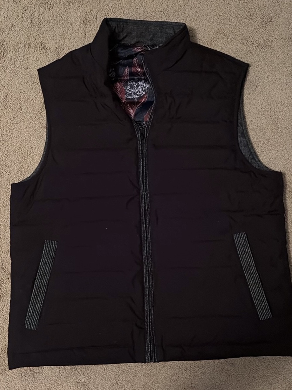 Ted Baker Black Quilted Vest